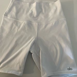 White alo shorts